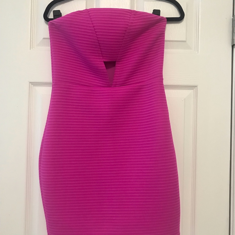 Express Hot Pink Cocktail Dress